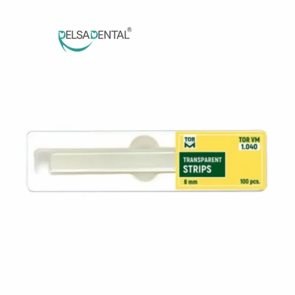 نوار شفاف برش خورده 100 عددی عرض 8 میلی متر TorVM Transparent Strips