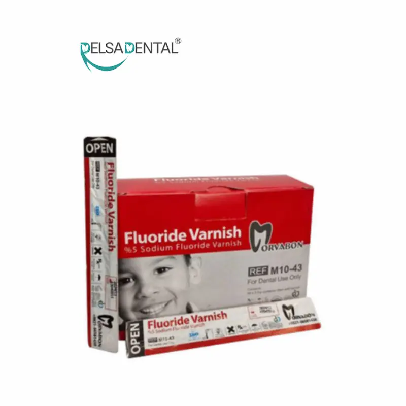 وارنیش فلوراید 5% بسته ای مروابن Morvabon Varnish fluoride