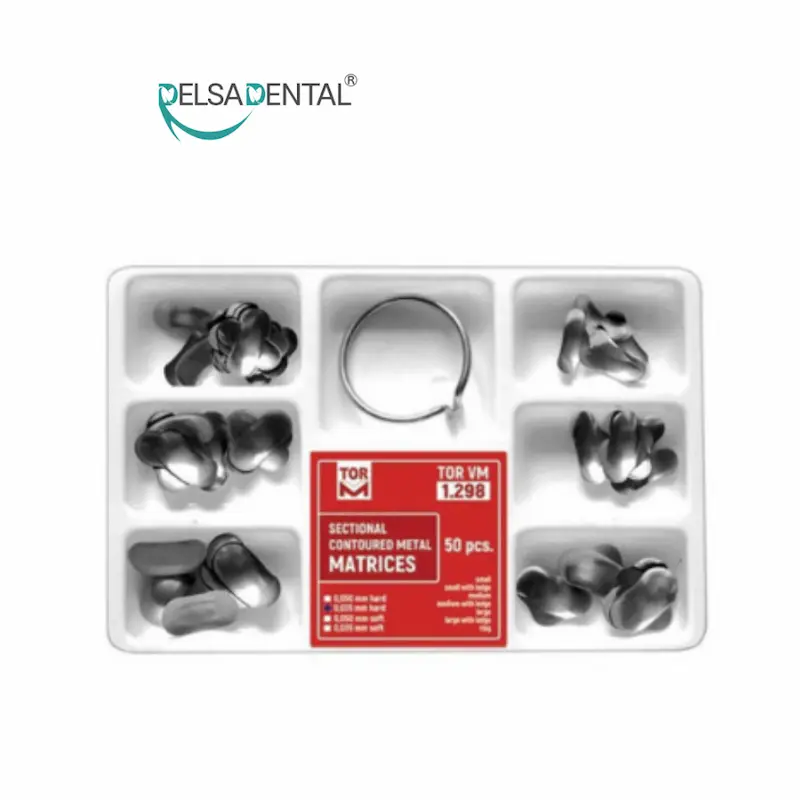 کیت سکشنال ماتریکس 50 عددی TorVM Sectional Matrices kit 50Pcs