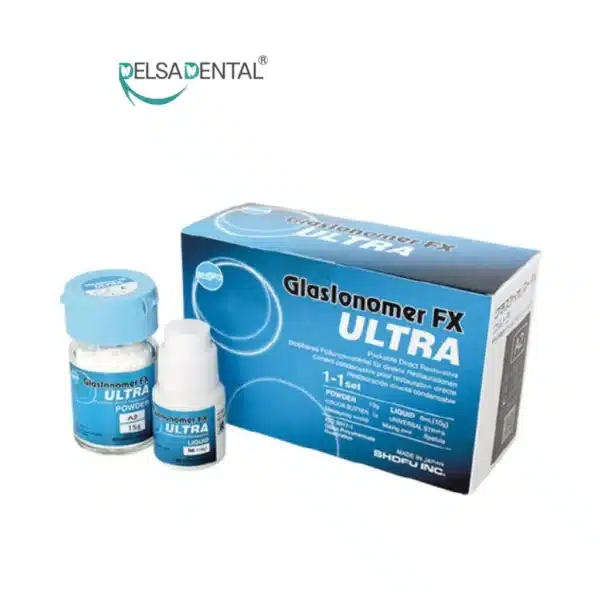 گلاس آینومر ترمیمی برنا FX-Ultra (15g Powder + 8ml Liquid)