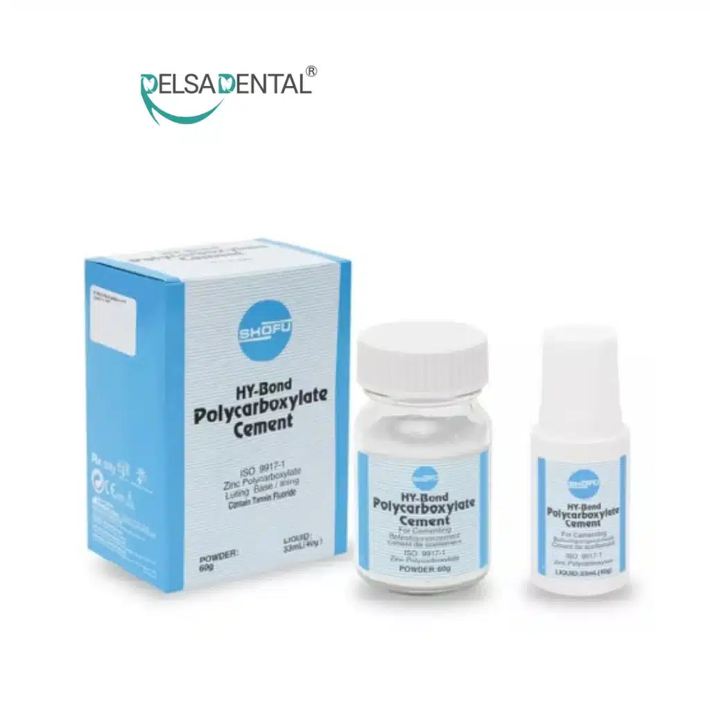 سمان پلیکربوکسیلات برنا (Polycarboxylate Cement) 60g Powder 33ml Liquid